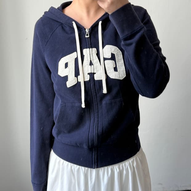 [S] 갭 네이비 후드집업