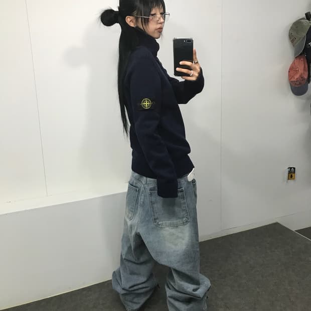 스톤아일랜드 가디건 투웨이 집업 ( 새상품 )