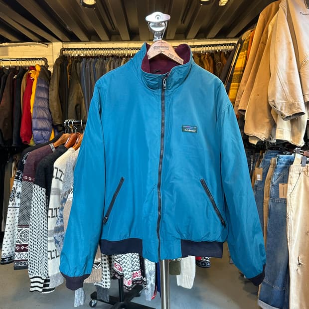 엘엘빈 나일론 후리스 윔업 트랙 자켓