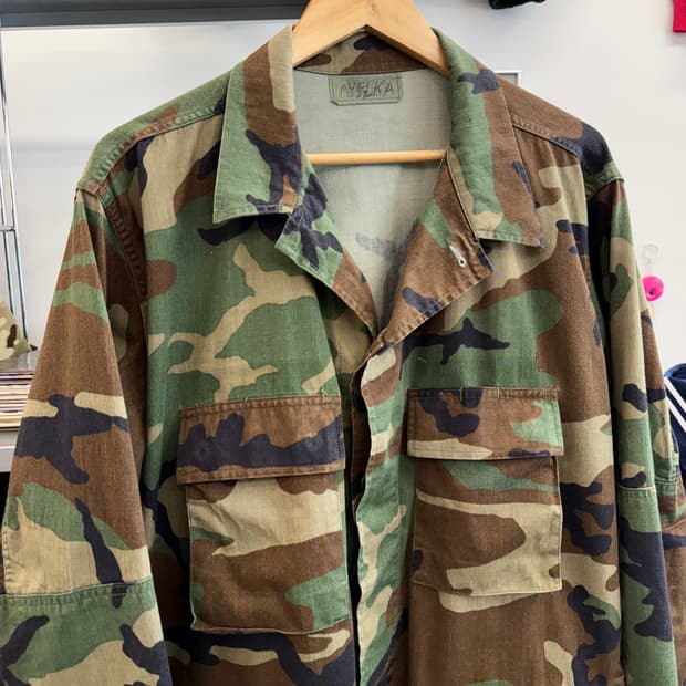 US Army 미군 우드랜드 카모 셔츠 자켓 (2XL) 