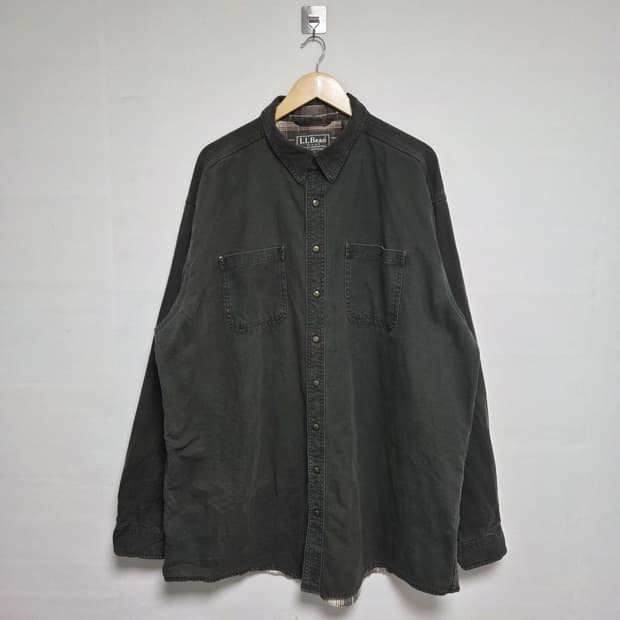 엘엘빈LLBean 카키 헤비코튼 셔츠 2XL - S445