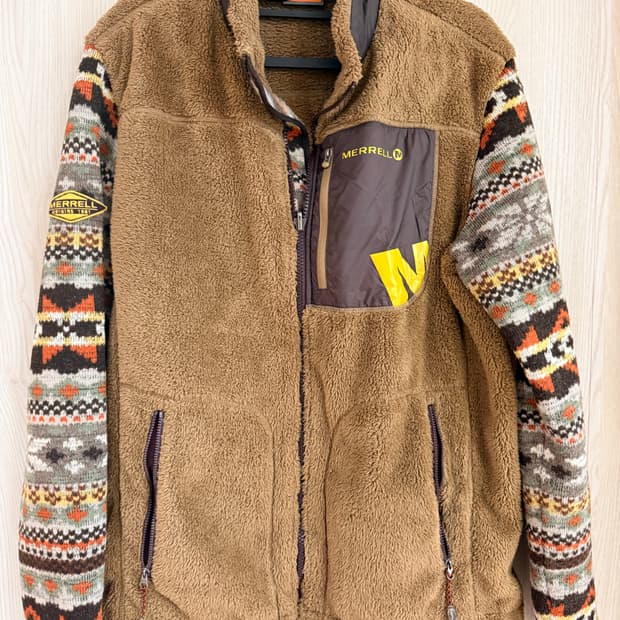 머렐 니트플리스 자켓