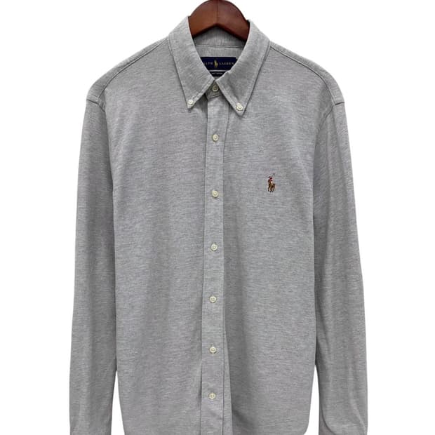 폴로 옥스포드 니트 셔츠 그레이 (L)