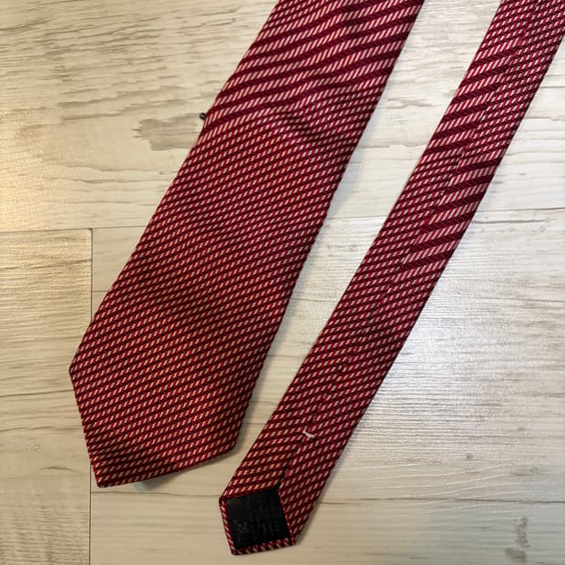 [os] 지방시 Givenchy 레드 패턴 넥타이