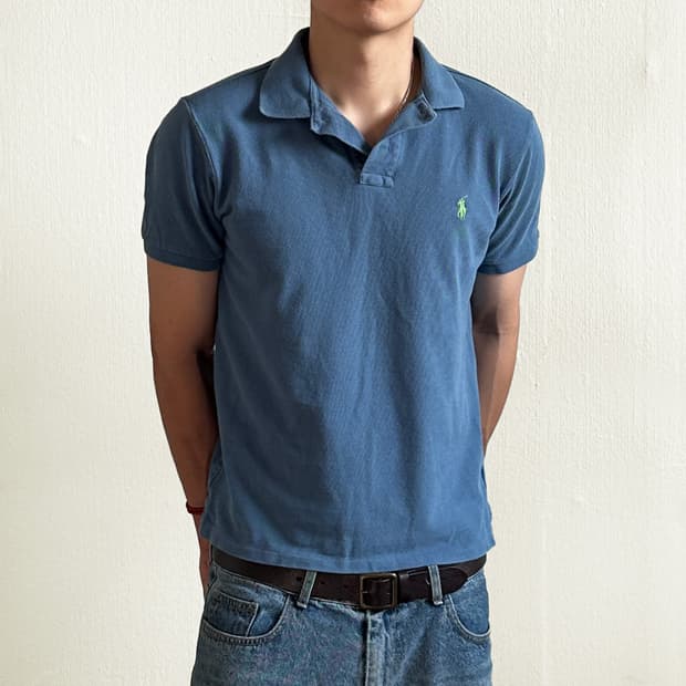 Polo Ralph Lauren 커스텀 슬림핏 로고 피케티 (정품바코드)
