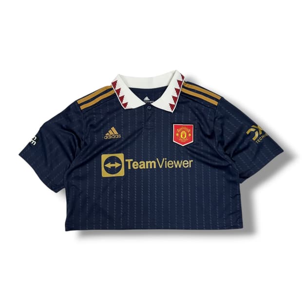 아디다스 맨유 22-23 리메이크 크롭 져지  