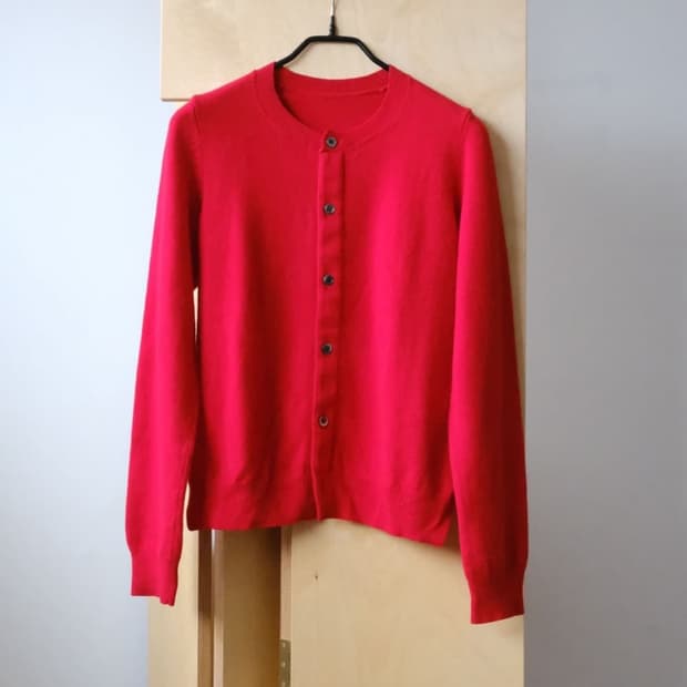 [Comme des garcons] Back Button Cardigan
