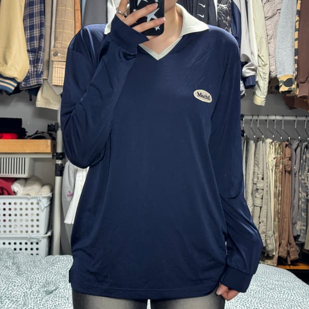 미스치프 라이크라 카라 롱슬리브