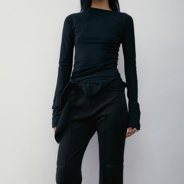 로우클래식 랩티셔츠 블랙m