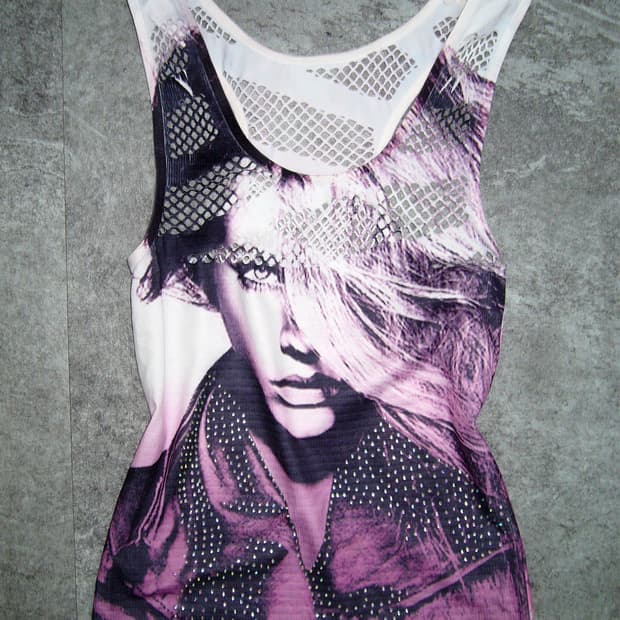 Artist Mesh Sleeveless Top