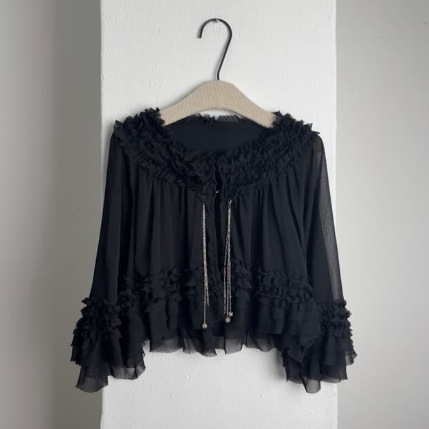 Qween Rauge Cape Cardigan