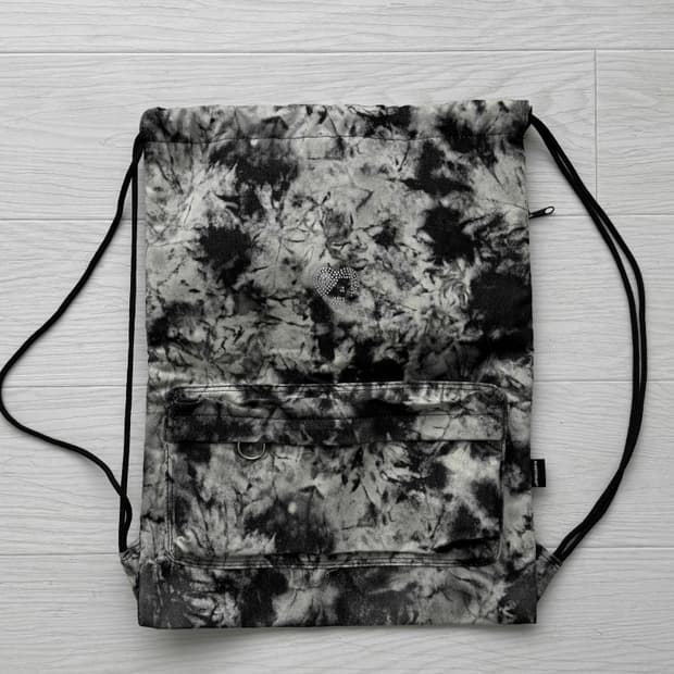 얼모스트블루 타이다이 더스트백