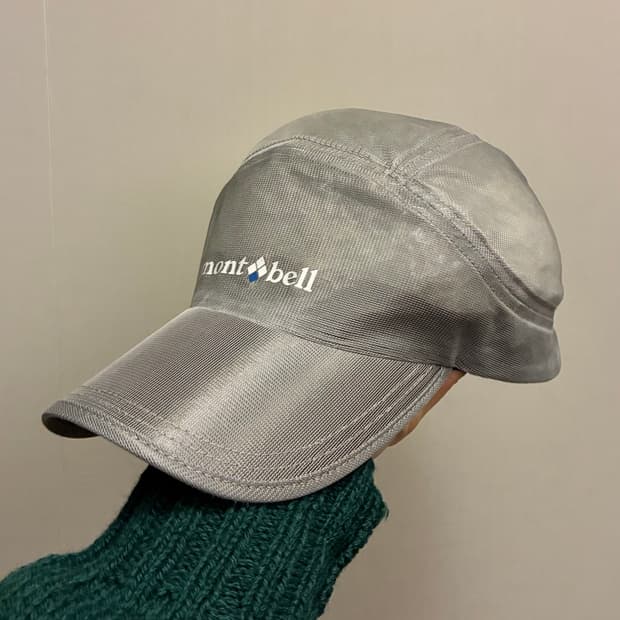 (F)mont bell 몽벨 재팬 스테인리스 나일론 메쉬캡 러닝캡 모자 