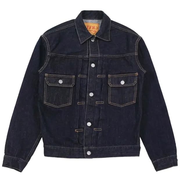 The flat head denim jacket type2 셀비지 데님