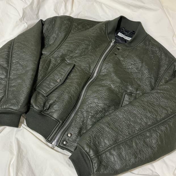 드리스반노튼 크링클 봄버 size L