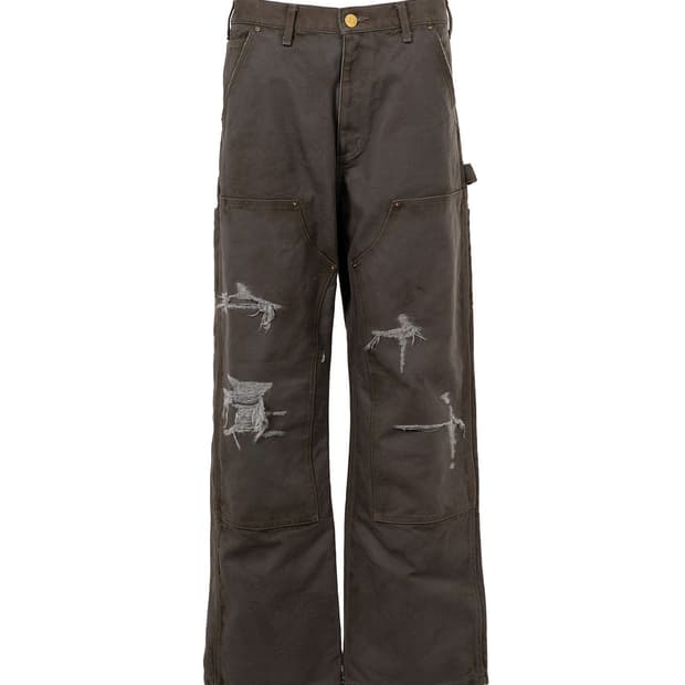 (S) 카미야 덕 보로 페인터 팬츠 그레이