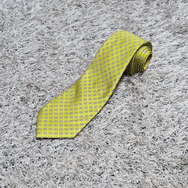 짐톰슨 플라워 도트 패턴 넥타이 Free - N68