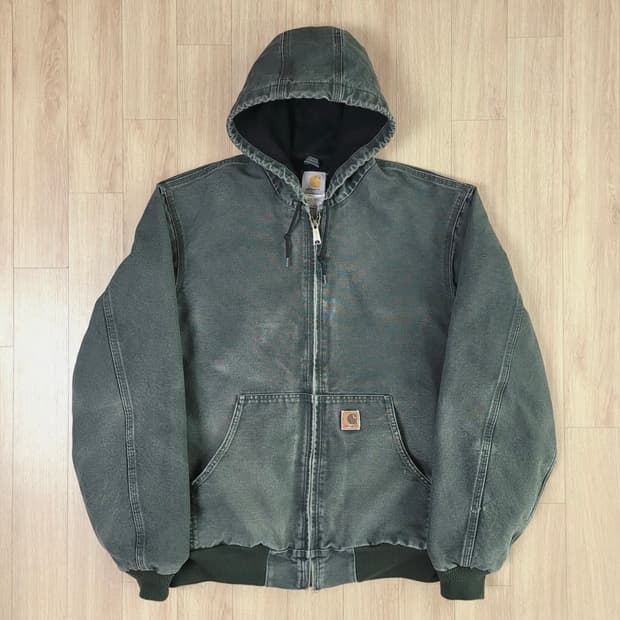 칼하트 J25 덕 액티브 자켓 모스그린