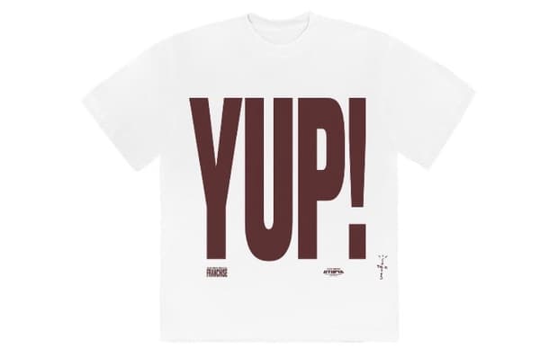 (OS)트래비스스캇 캑터스잭 YUP! 머천 반팔 티셔츠