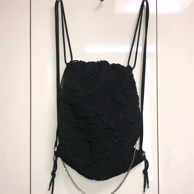 쓰리웨이 스트링 백팩 3WAY STRING BACK PACK (블랙)