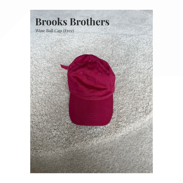 Brooks Brothers 와인 볼캡 (Free)