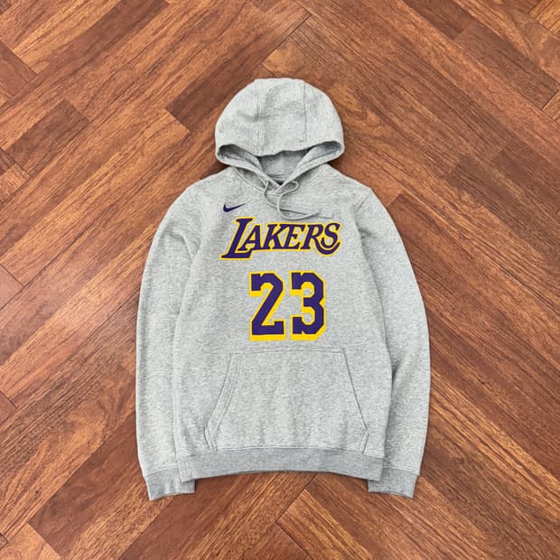 S 나이키 LA 레이커스 후드 티셔츠(르브론)