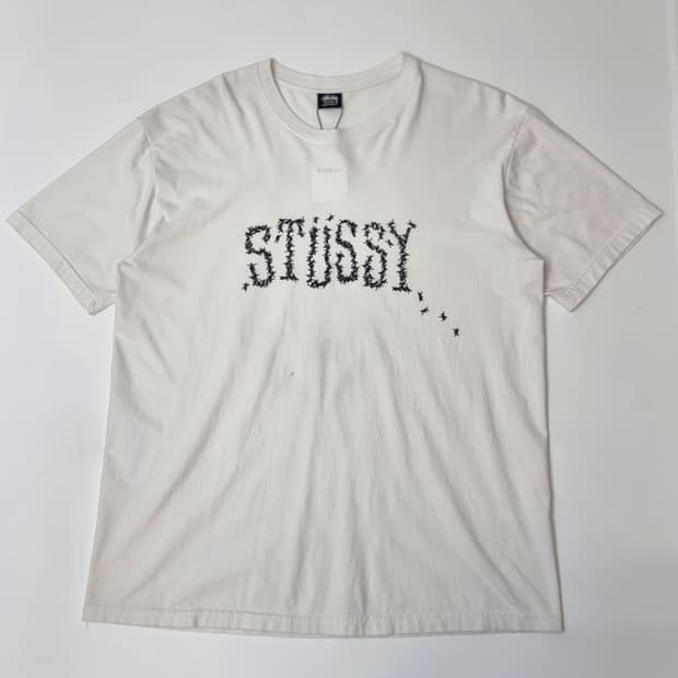 Stussy 스투시 앤츠 피그먼트 다이드 티셔츠 내츄럴