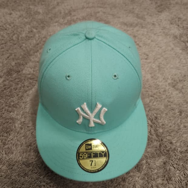 뉴에라 59FIFTY NY 민트 7 캡 모자
