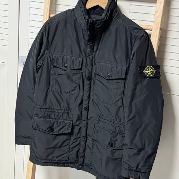 스톤 아일랜드 13ss 마이크로 렙스 다운 자켓