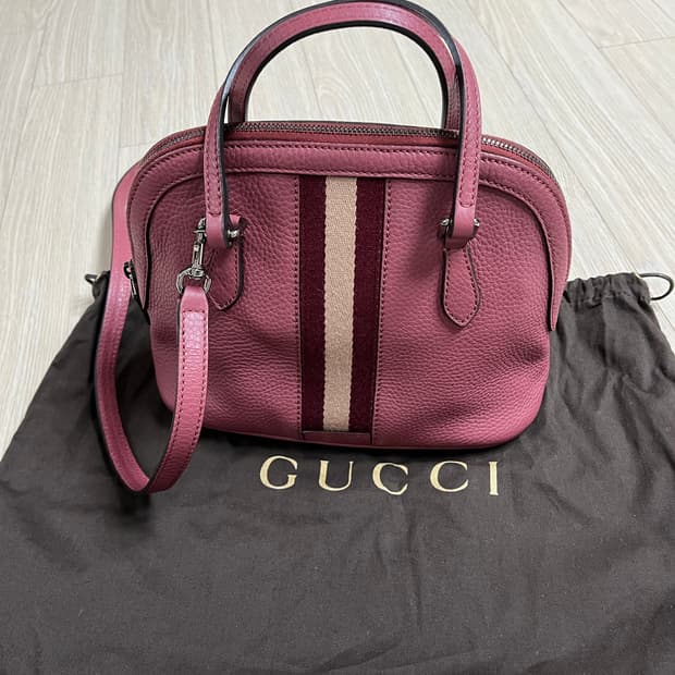 구찌 쉐리레더 투웨이 크로스백