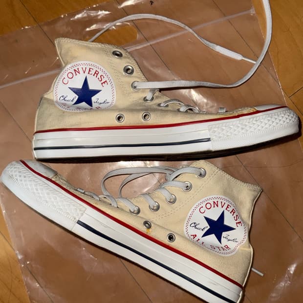 컨버스 올스타 버터색 하이 스니커즈 250