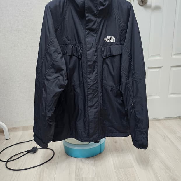 (100~105)L☆초대장급☆ 노스페이스 2중지퍼[블랙]바람막이 포켓점퍼