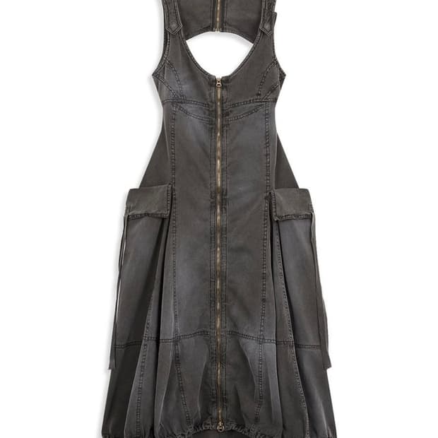 오픈와이와이 Field Pocket Zip Dress