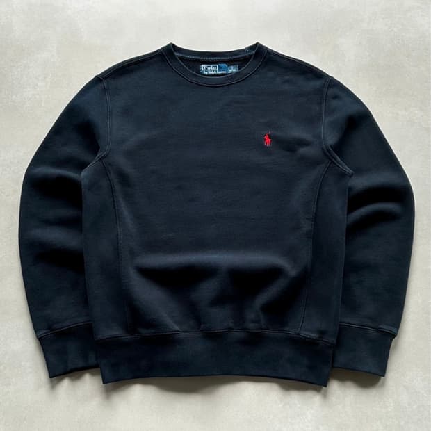 폴로 블랙 맨투맨