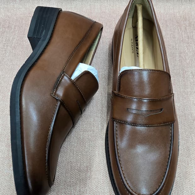 엘칸토 마쯔 새상품 265mm-  브라운 남성 로퍼