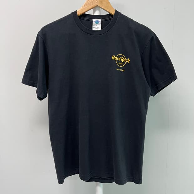 [S] 하드락 카페 X PACSUN 라스베가스 그래픽 빈티지 반팔 티셔츠