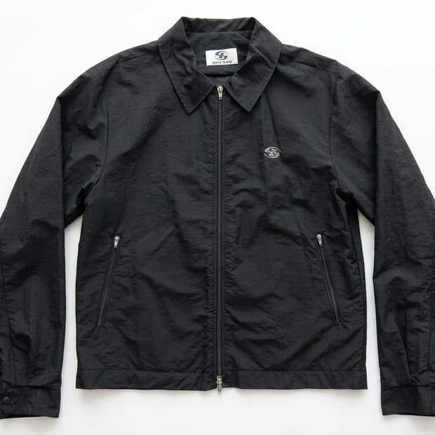 산산기어 초판 2way zip crop coach jacket
