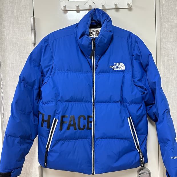 노스페이스 알칸 티볼 패딩 블루 90 S