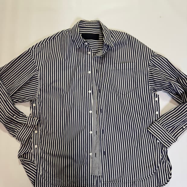 준지 스트라이프 긴팔 셔츠(44사이즈)