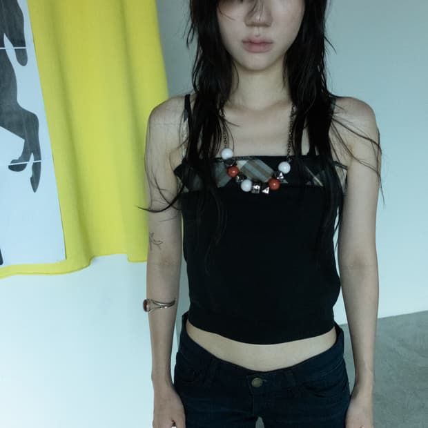 Burberry check sleeveless