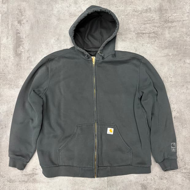 칼하트 써멀 후드집업 차콜