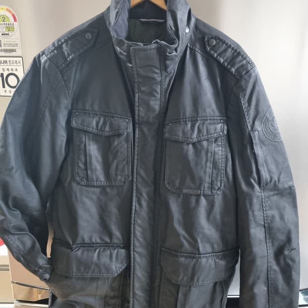 Replay wax-coated hunting jacket