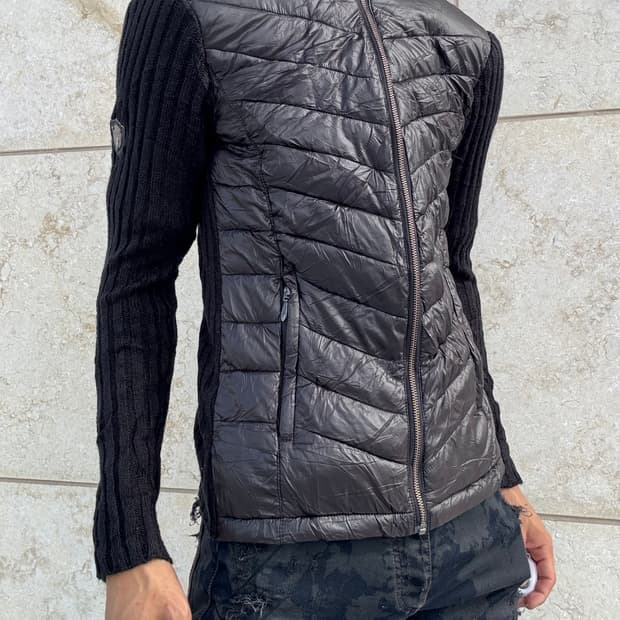 “Made in italy”Slim Fit Padded Knit Slim
