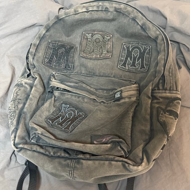 MPQ 워시드 패치 백팩