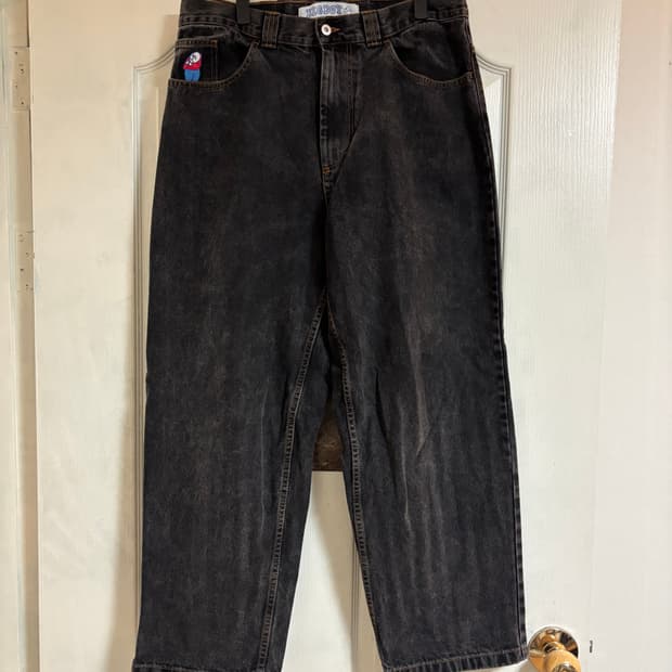 Polar big boy pants - washed black