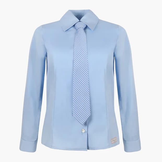 [XS,S]샌디리앙 25fw LEVI 타이 셔츠/블루