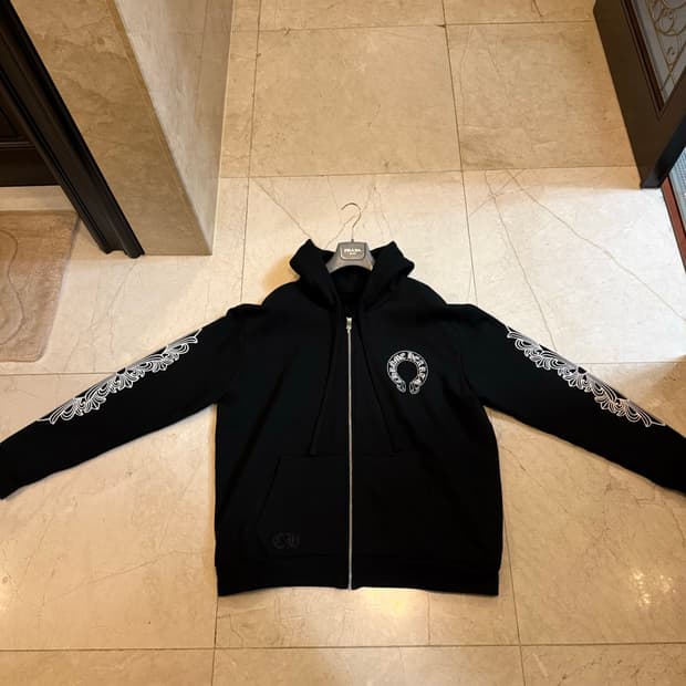 (국내) 크롬하츠 홀스슈 후드집업 L