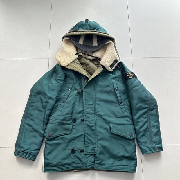 AW/2010 스톤아일랜드 옥스퍼드 나일론 구스다운 파카 M