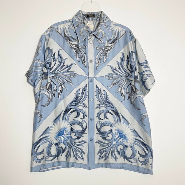 D2 빈티지 지아니 베르사체(Gianni Versace) 실크 셔츠 L-