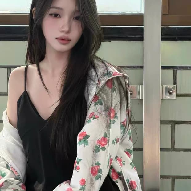 GRAILZ 그레일즈 플라워 후드집업 화이트